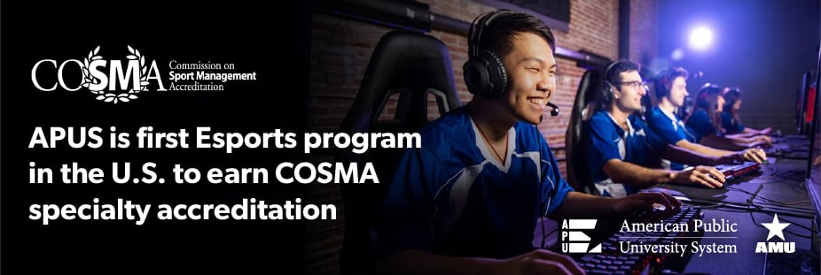 Esports COSMA Accreditation Banner